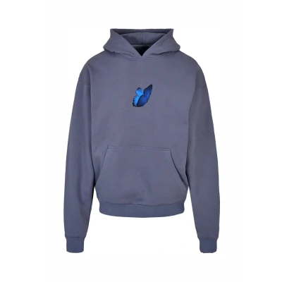 Image of Upscale by Mister Tee Heavy Oversize Hoodie, Men&#039;s, Size: XS, Vintageblue