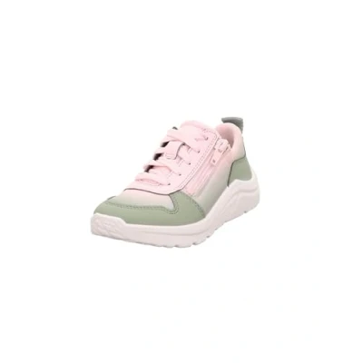 Image of Superfit Kicks Trainers for kids, Size: 12.5K, Hellgrün/rosa Synthetics/textile