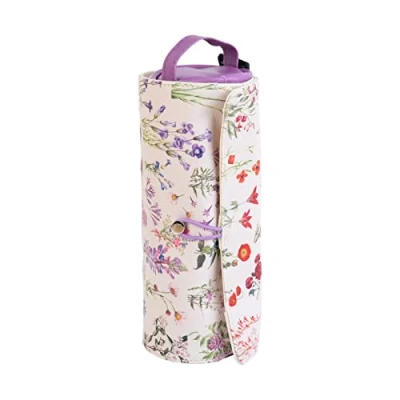 Image of Grupo Erik Botanical Wild Flowers Roll Up Pencil Case 8 x 3 inches / 21 7.5 cm Cosmetic Large Cute Stationery Flower Gifts Gifts, Flowers,