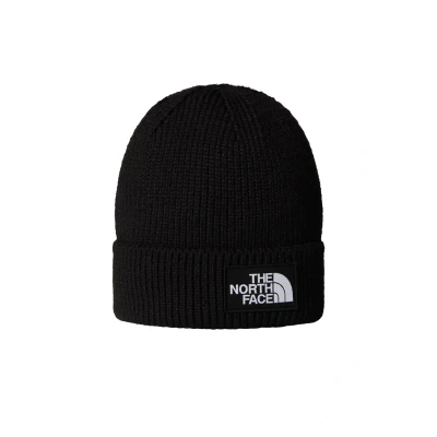 Image of The North Face LOGO BOX Beanie Unisex Beanie, Size: One Size, Tnf black