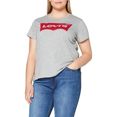 Image of Levi&#039;s THE Perfect Print Tshirt, Women&#039;s, Size: XS, Grey