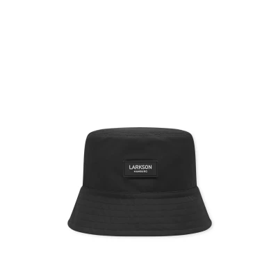 Image of LARKSON Rain Cap Women Men Mats Waterproof Hat in Two Sizes Fisherman for Leisure Festival Outdoor Water Column 10000 mm, Black/White, S M
