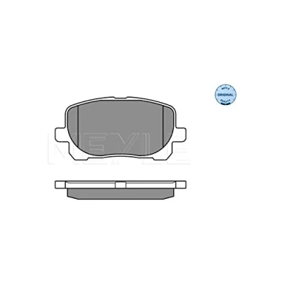 Image of brake Pad Set, disc MEYLE 025 238 3617