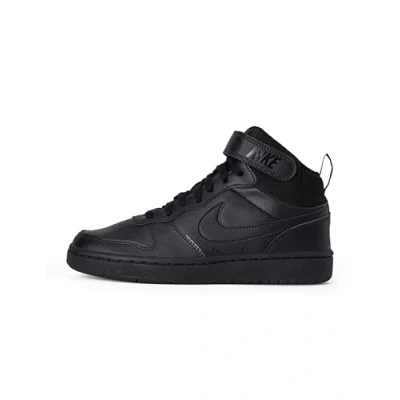Image of Nike Sportswear Court Borough MID 2 Hightop trainers for kids, Size: 3, Black Leather and textile