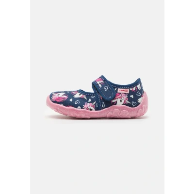 Image of Superfit Bonny Slippers for kids, Size: 4/4.5, Dunkelblau Cotton