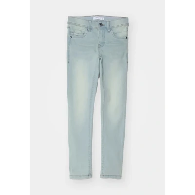 Image of Name it Nkmsilas PANT Jeans Skinny Fit for kids, Size: 7y, Light blue denim
