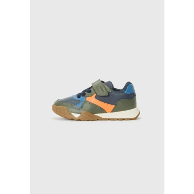 Image of Geox RANN Trainers for kids, Size: 1.5, Military/orange shoes