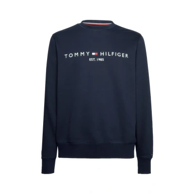 Image of Tommy Hilfiger LOGO Sweatshirt Sweatshirt, Men&#039;s, Size: XS, Desert sky
