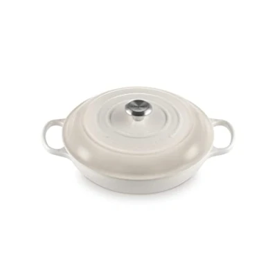 Image of Le Creuset Casserole Campagnard Signature Meringue ø 30 cm / 3.5 Liter