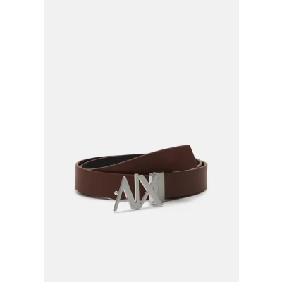 Image of Armani Exchange Reversible Belt Unisex cognac/black, Size: 36, Cognac/black