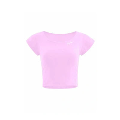 Image of Winshape Functional Light AND SOFT Cropped Kurzarm Sports Tshirt, Women&#039;s, Size: XS, Lavender rose