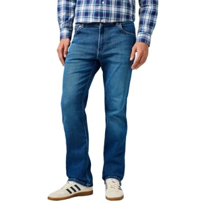 Image of Wrangler Men&#039;s Texas Jeans, Verdant Tone, 29W / 32L