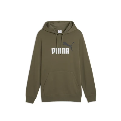 Image of Puma Essentials NO. 1 LOGO Hoodie, Men&#039;s, Size: Medium, Loden green