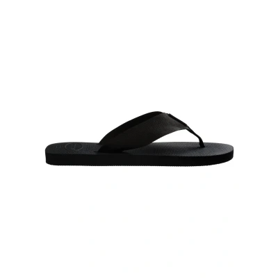 Image of Havaianas Mens Urban Basic Flip Flops, Black, 12/13 UK