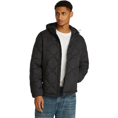 Image of Tommy Hilfiger Onion Hooded Jacket Light jacket, Men&#039;s, Size: XL, Black