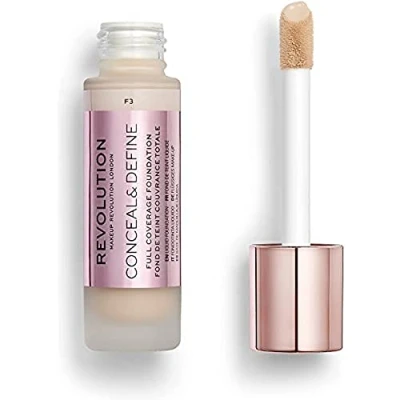 Image of Makeup Revolution Conceal &amp; Define Foundation (Various Shades) F3