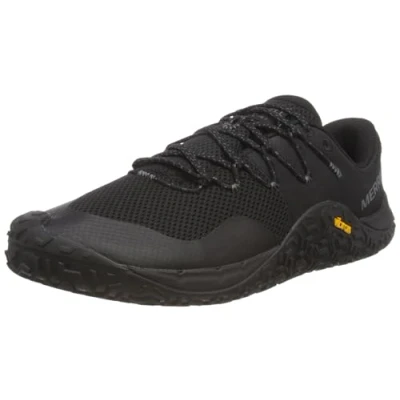 Image of Merrell Trail Glove 7 Minimalist running shoes, Men&#039;s, Size: 12.5, Black Textile/synthetics
