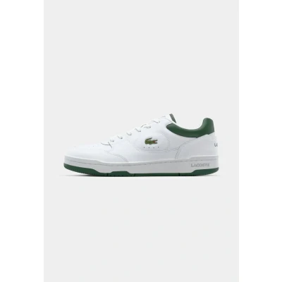 Image of Lacoste Linedrive 125 Trainers, Men&#039;s, Size: 9.5, White/dark green Leather