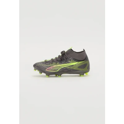 Image of Puma Ultra 5 Match Moulded stud football boots, Men&#039;s, Size: 85, Matte aged silver/yellow alert/aged silver shoes