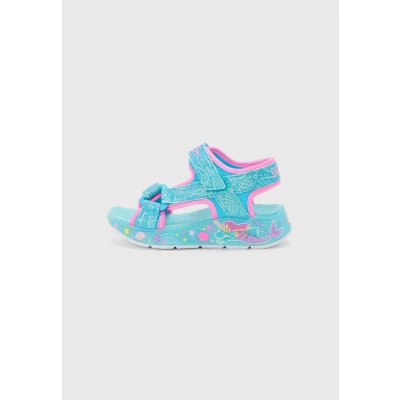 Image of Skechers Mermaid Dreams Sandals blue/multicoloured for kids, Size: 10.5K, Blue/multi/coloured shoes