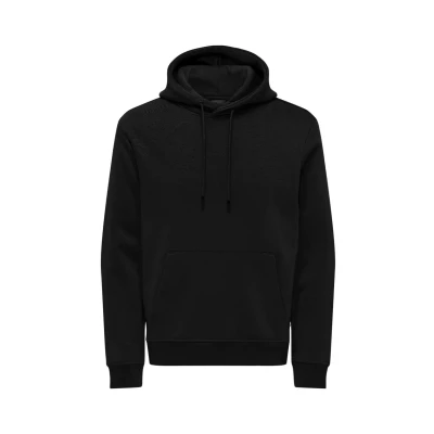 Image of Only &amp; Sons Men&#039;s Onsconnor Reg Sweat Hoodie Noos, Black, S