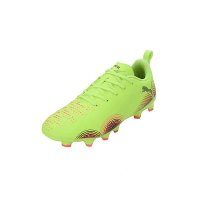 Image of Puma Future 8 PLAY FG/AG JR Unisex Moulded stud football boots, Size: 1, Yellow/black shoes