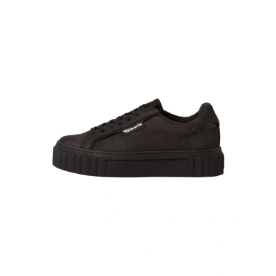 Image of Tamaris Trainers, Women&#039;s, Size: 4, Black uni leather and imitation