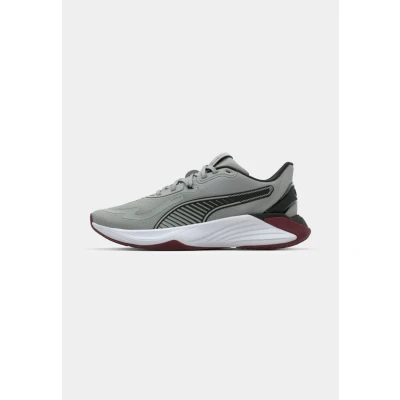 Image of Puma PWR Hybrid Training shoe, Size: 8.5, Gray echo/ruby shimmer/black shoes