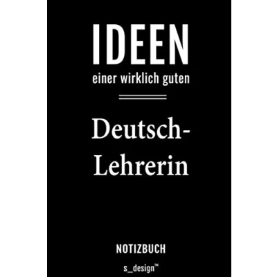 Image of Notizbuch für Deutsch Lehrer/Deutsch Lehrerin: Originelle Geschenk Idee [120 Seiten gepunktet Punkte Raster blanko Papier]