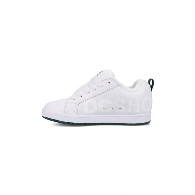 Image of DC shoes Court Graffik Trainers, Size: 10, Whtie/green