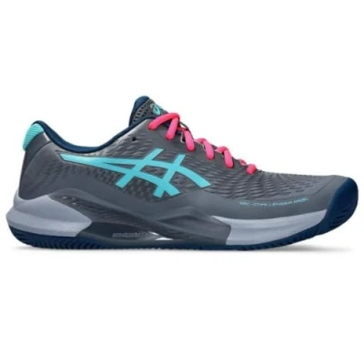 Image of Asics Gelchallenger 14 Padel shoes, Men&#039;s, Size: 11, Metropolis/energy aqua Synthetics/textile