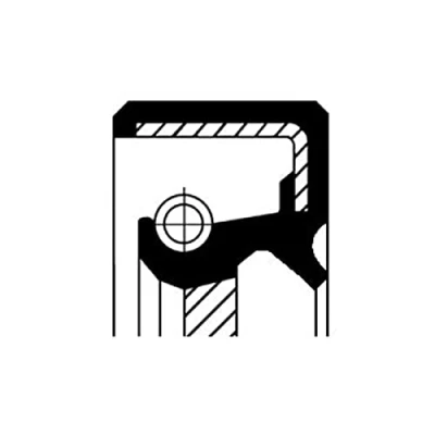 Image of Shaft Seal, crankshaft CORTECO 19035154B