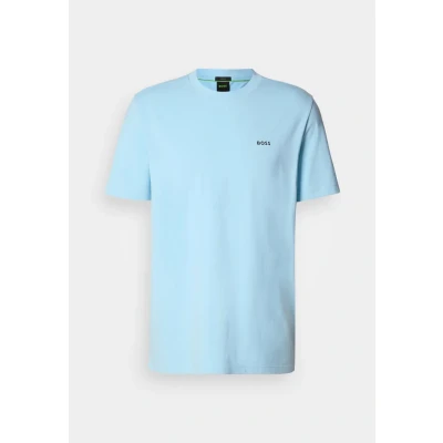 Image of BOSS TEE Basic Tshirt, Men&#039;s, Size: Small, Light/pastel blue