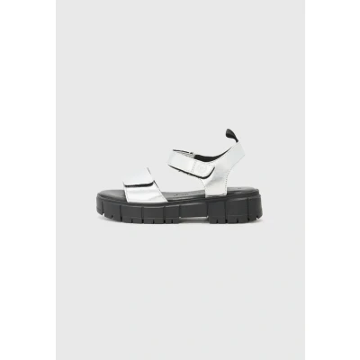 Image of Tamaris Platform sandals silvercoloured, Women&#039;s, Size: 5, Silver/coloured shoes