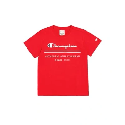 Image of Champion Boy&#039;s Short Sleeve T Shirt, Red (Rs011), 7 8 Years