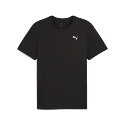 Image of Puma Essentials Solid CAT TEE Small Sports Tshirt, Men&#039;s, Size: Large, Black