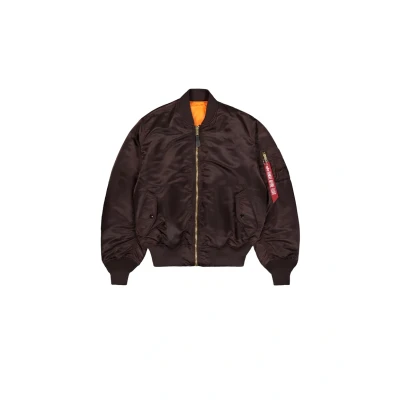 Image of ALPHA INDUSTRIES Men&#039;s Bomber Jacket, Hunter Brown, 3XL