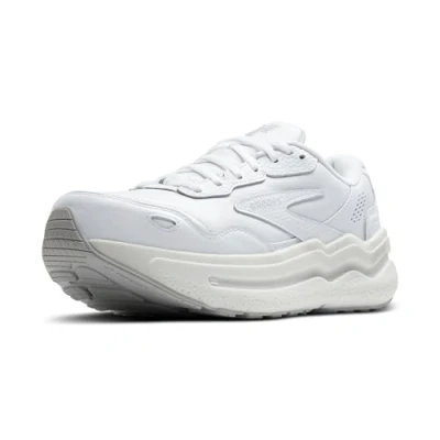 Image of Brooks Ghost MAX L Training shoe, Men&#039;s, Size: 7.5, white Leather