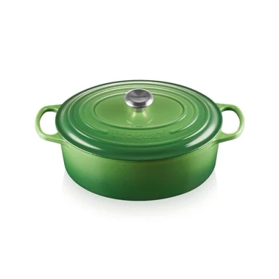 Image of Le Creuset Casserole Oval Signature Bamboo ø 31 cm / 6.3 Liter