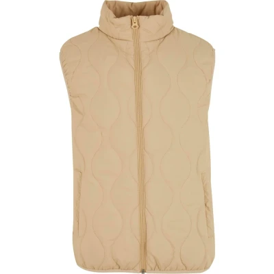 Image of Urban Classics Super Light Bubble Waistcoat, Men&#039;s, Size: Small, Unionbeige