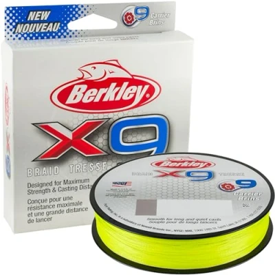 Image of Berkley X9™ Braid Flame Green 0,10mm (150m) Braided fishing line