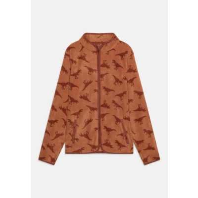 Image of Playshoes Dinos Fleece jacket for kids, Size: 7 8y, Ocker
