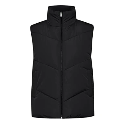 Image of ICHI Frizta Waistcoat, Women&#039;s, Size: 10, Black