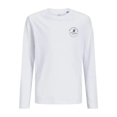 Image of Jack &amp; Jones Junior Eswift TEE NOOS Long sleeved top for kids, Size: 14y, White