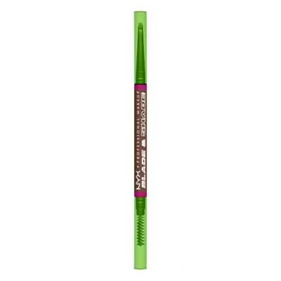 Image of NYX Professional Makeup Blade &amp; Shade, Nano Brow Mechanical Pencil (Various Shades) Chocolate