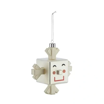 Image of Alessi Christmas ball Le Palle Quadrate Snowflake GJ02/9 by Marcello Jori