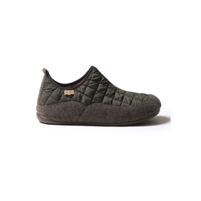 Image of TONI PONS NIL UM House slipper for men made of felt and fabric., khaki, 48 EU