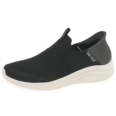 Image of Skechers Sport Ultra FLEX 3.0 Trainers, Women&#039;s, Size: 2.5, Black Textile