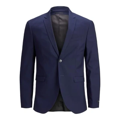 Image of Jack &amp; Jones Jprfranco PS NOOS Blazer jacket, Men&#039;s, Size: 54R, Medieval blue