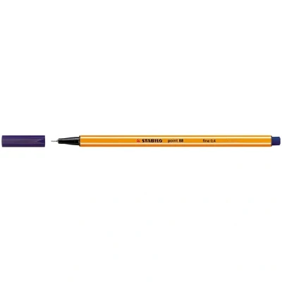Image of Fineliner STABILO Point 88 Pack of 10 Night Blue